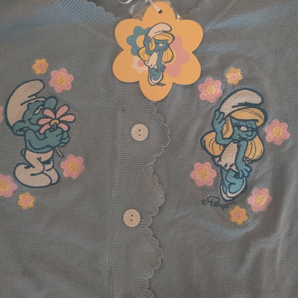 Unique Vintage   Smurfs Collection sweater size 2x-3x New - Picture 2 of 4
